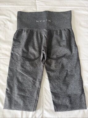 NVGTN Marled Gray High-Waist Leggings
